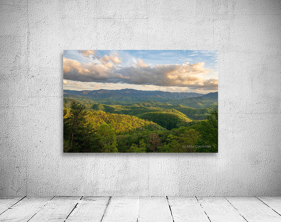 Smoky Mts-Spring Sunset 1 Wall Preview