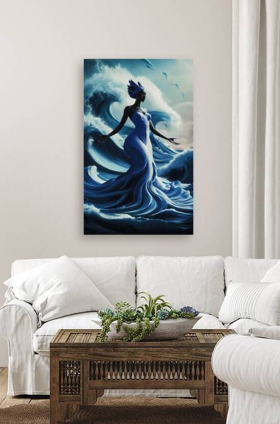 Yemaya Yoruba Goddess Painting - Divine Art for Spiritual Connection by John Mata