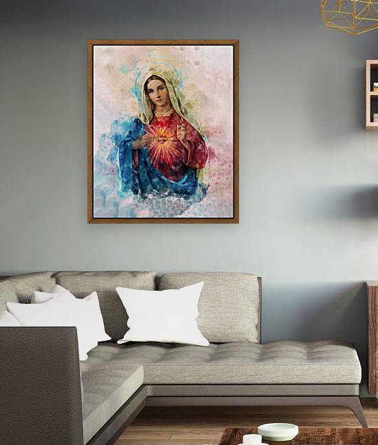 Sacred Heart of Mary by John Mata