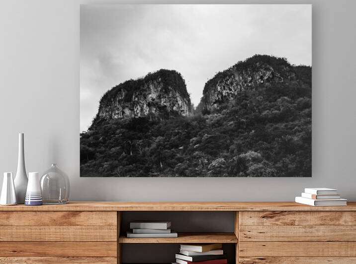Mountains black and white Vinales CUBA by John Mata