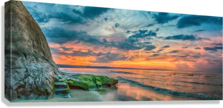 Hook Sunrise Pano Canvas Print