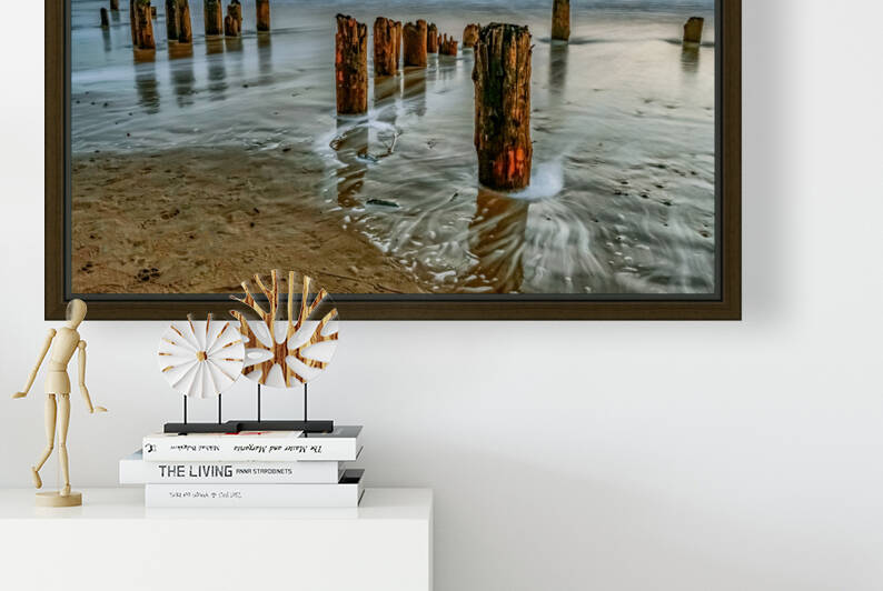 1890 Pier Pilings Santa Cruz by Kara Capaldo Photography