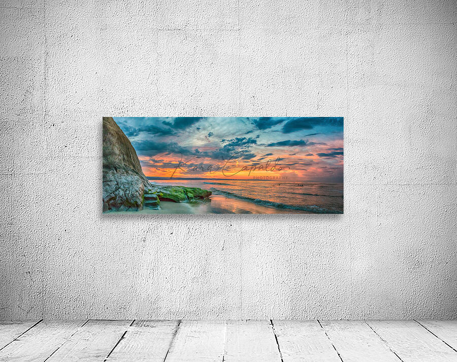 Hook Sunrise Pano Wall Preview
