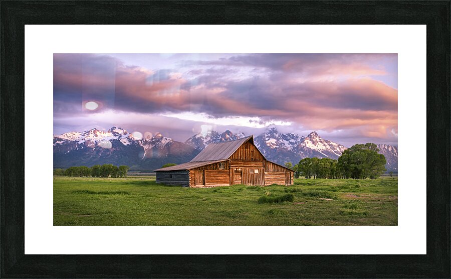 TA Moulton Barn Grand Teton National Park Picture Frame print