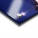 Empty parking lot covered with fresh snowfall Acrylic print