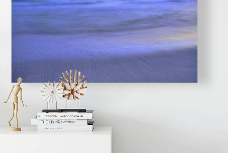 Abstract blur of waves hitting shore by Atelier Knox
