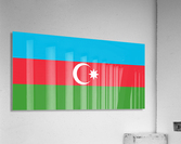 Azerbaijan Flag Acrylic Print