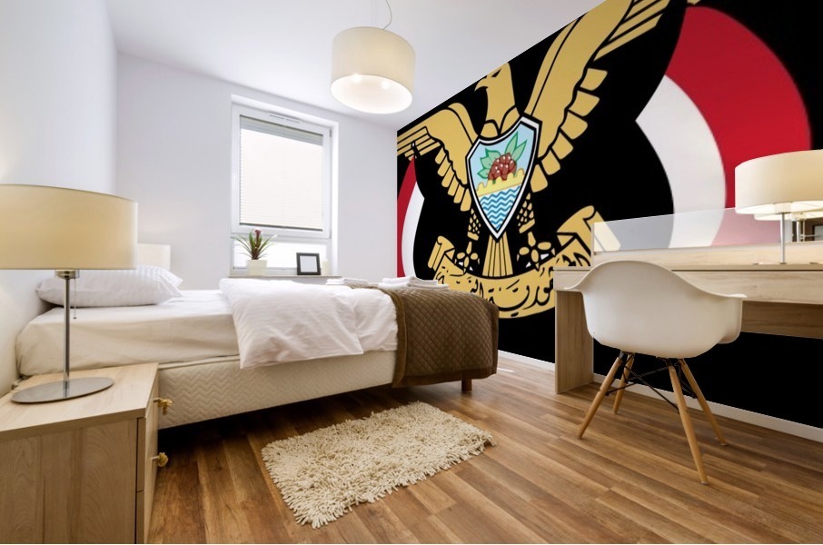 Yemen Emblem Mural print