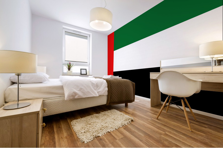 United Arab Emirates Flag Mural print