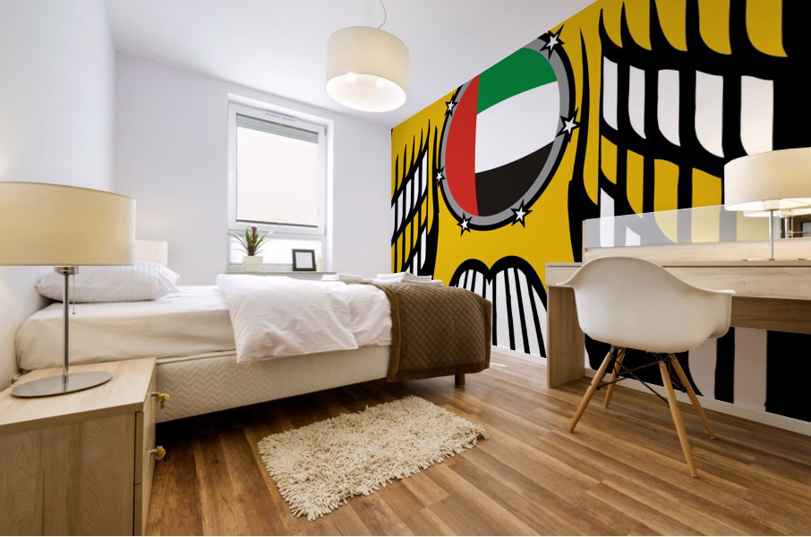 United Arab Emirates Emblem Mural print
