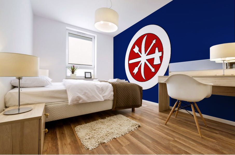 Choctaw Brigade Flag Mural print