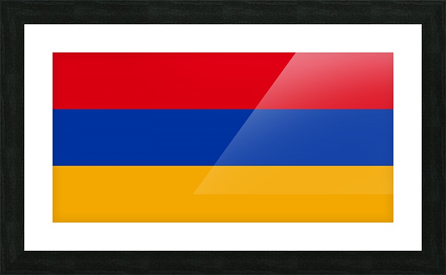 Armenia Flag Picture Frame print