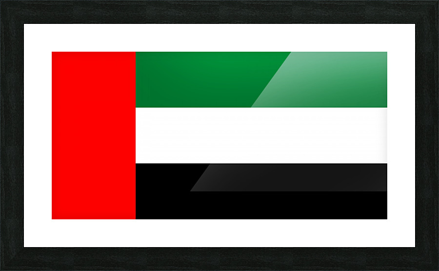 United Arab Emirates Flag Picture Frame print
