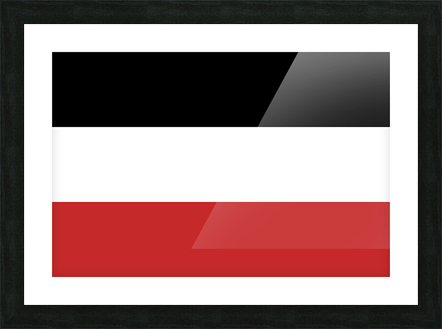 Upper Volta Republic Flag Picture Frame print