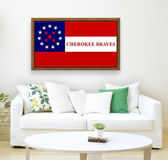 Cherokee Braves Flag Reproduction
