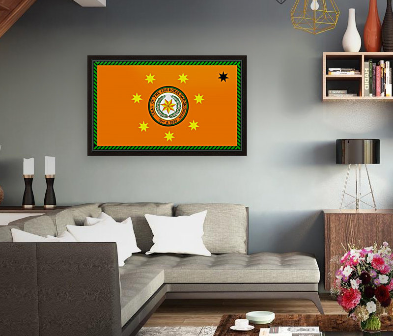 Cherokee Nation Flag Reproduction