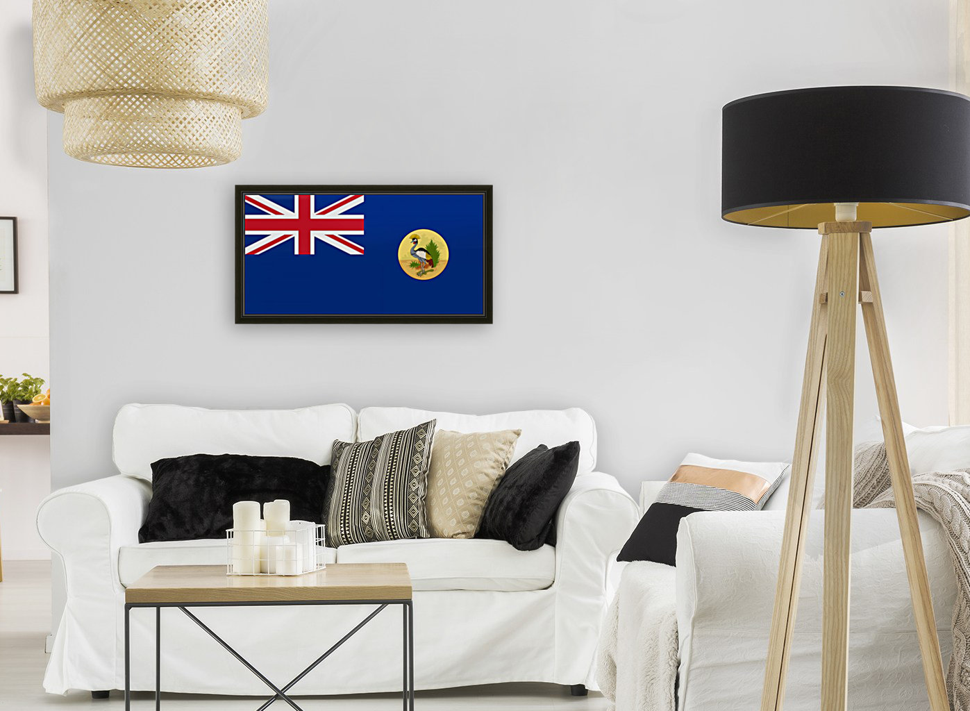 Uganda Protectorate Flag Reproduction