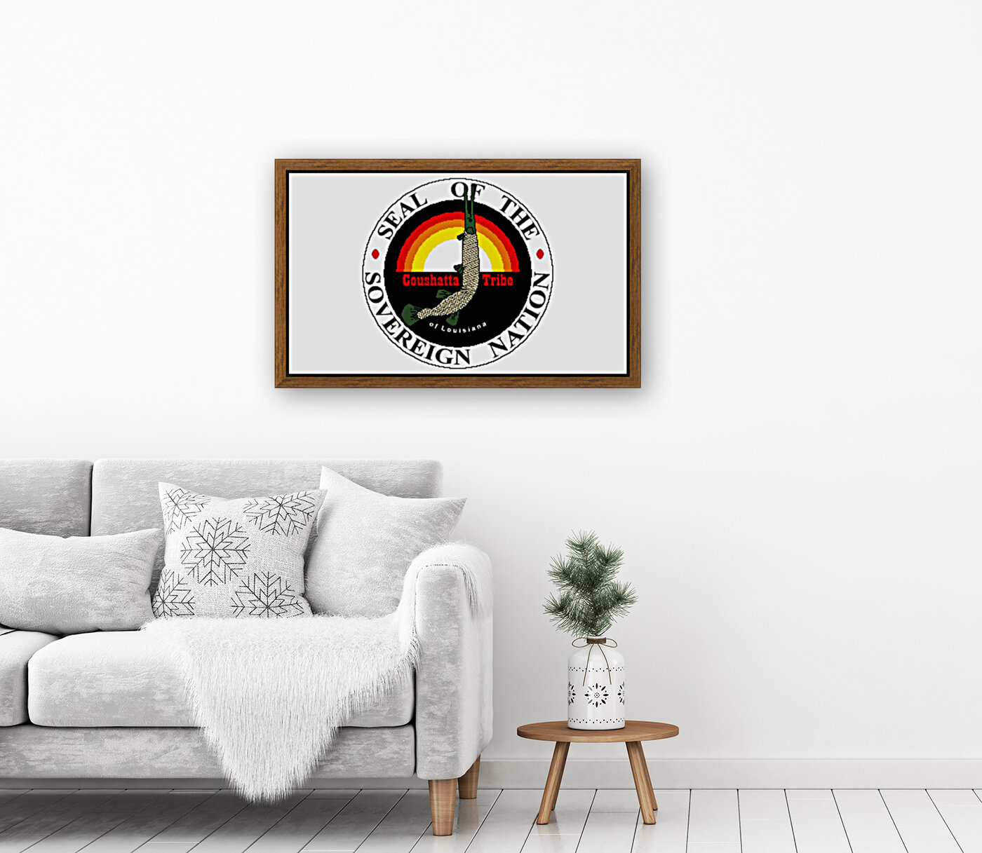 Coushatta Tribe Flag Reproduction