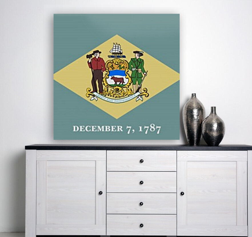 Delaware State Flag Reproduction