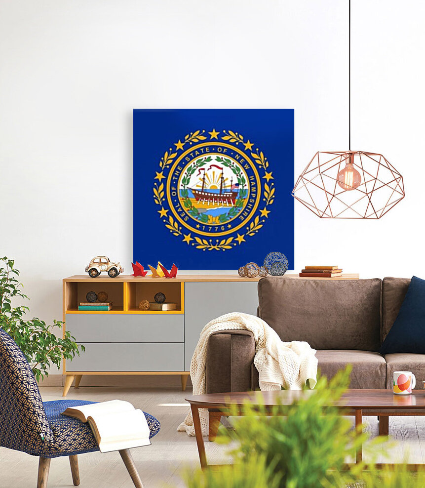 New Hampshire State Flag Reproduction