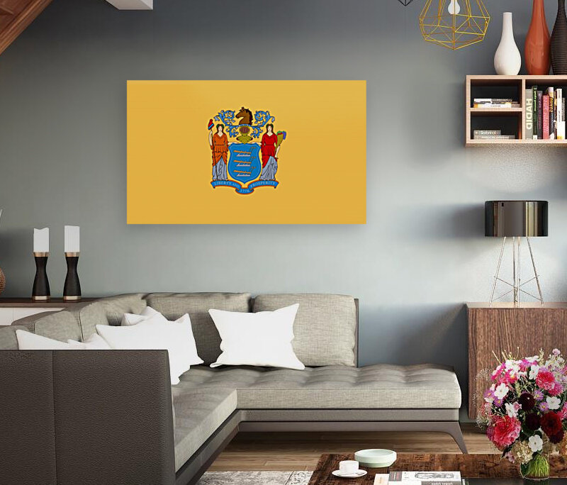 New Jersey State Flag Reproduction