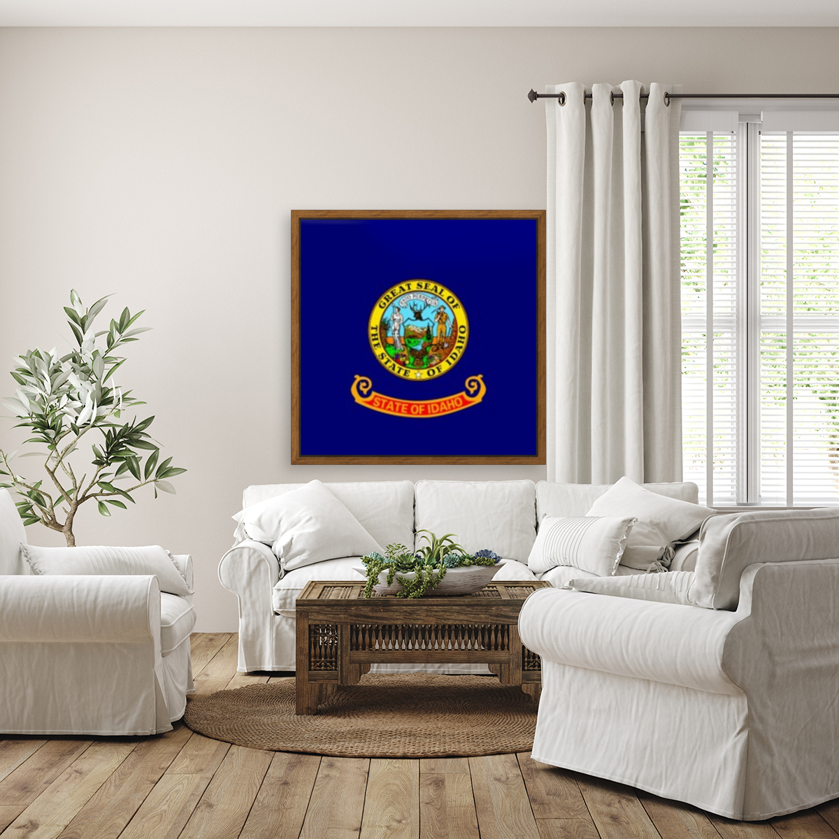 Idaho State Flag Reproduction