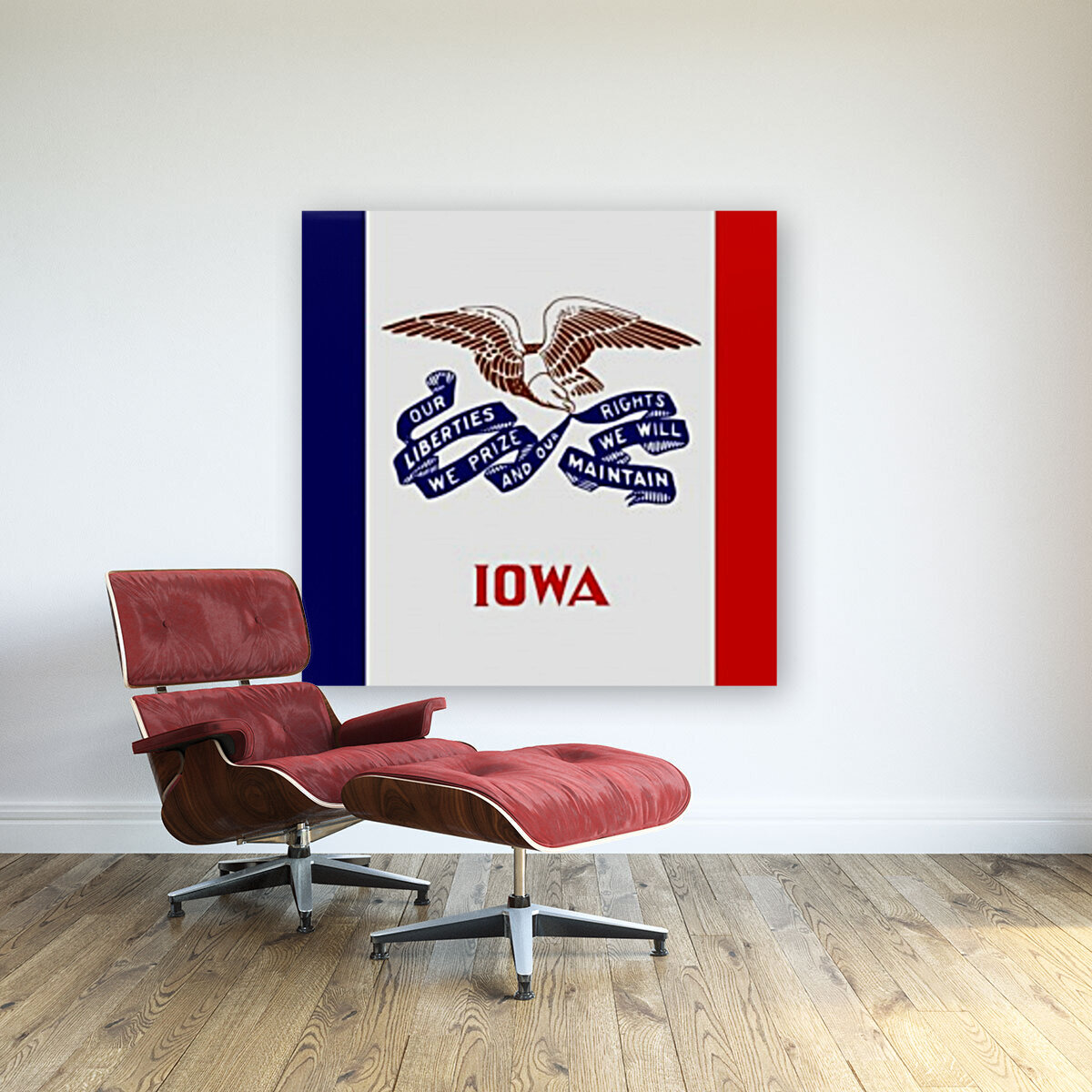 Iowa State Flag Reproduction
