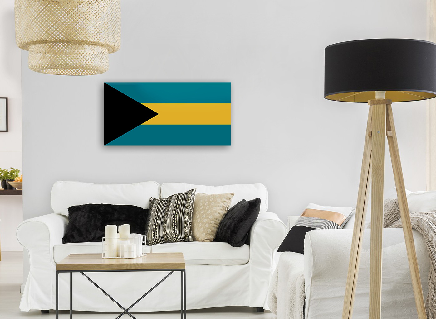 Bahamas Flag Reproduction