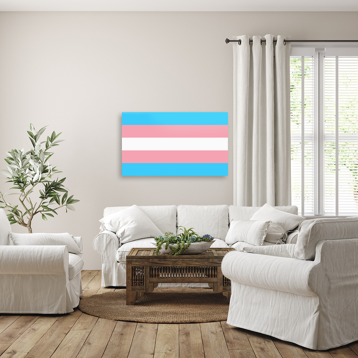 Transgender Pride Flag Reproduction