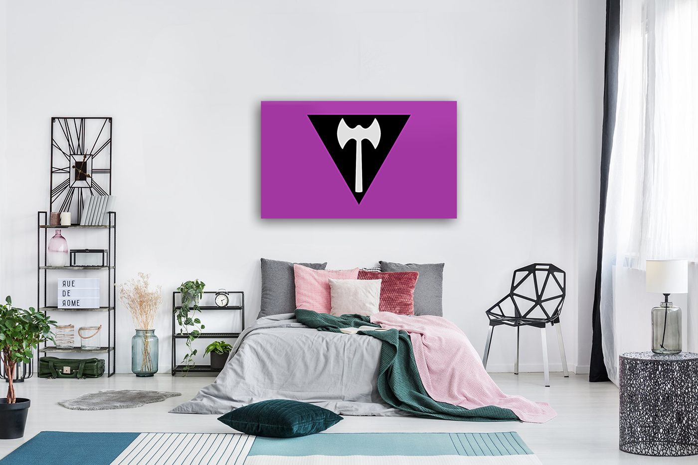Labrys Lesbian Flag Reproduction