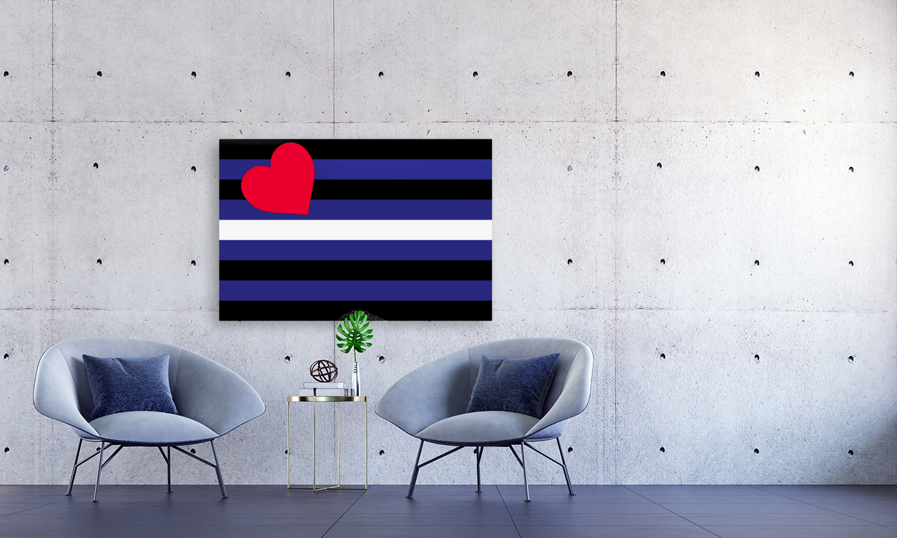 Leather Pride Flag Reproduction