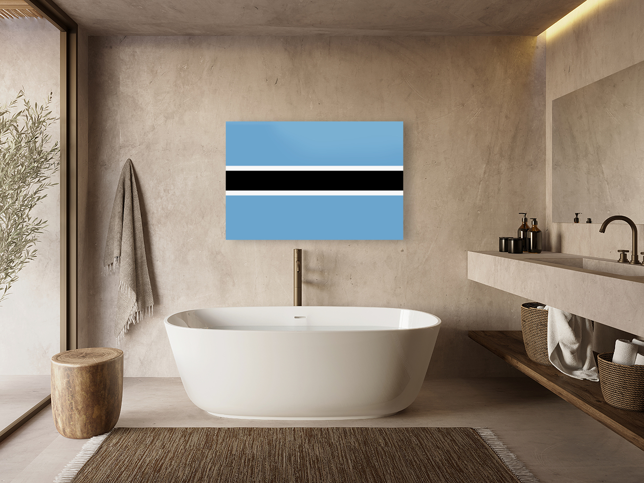 Botswana Flag Reproduction
