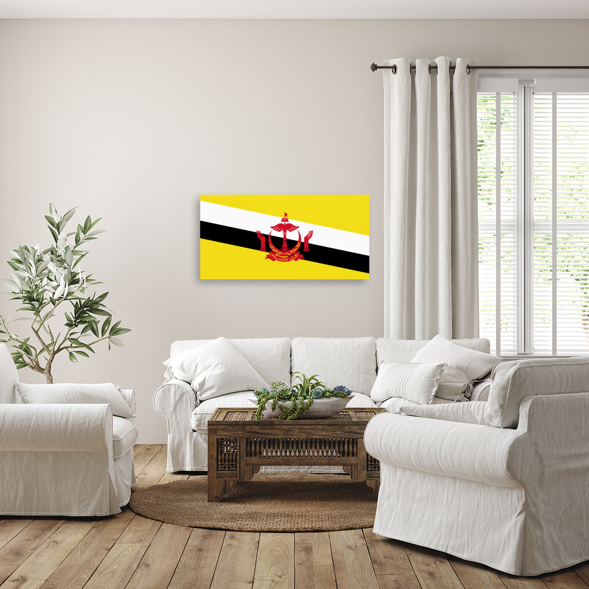 Brunei Flag Reproduction