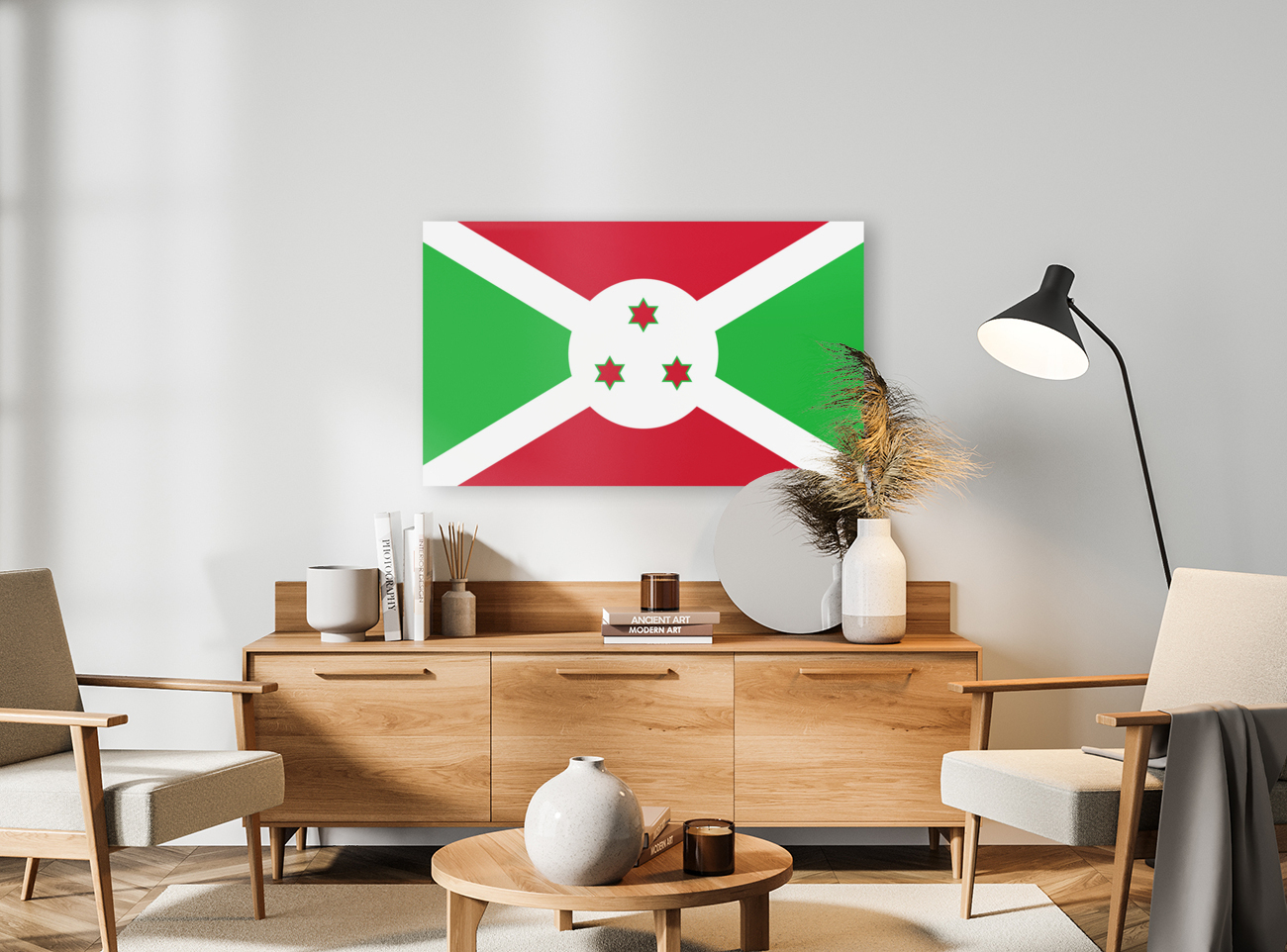 Burundi Republic Flag Reproduction