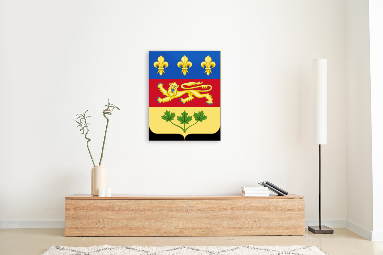 Quebec Province Shield Reproduction
