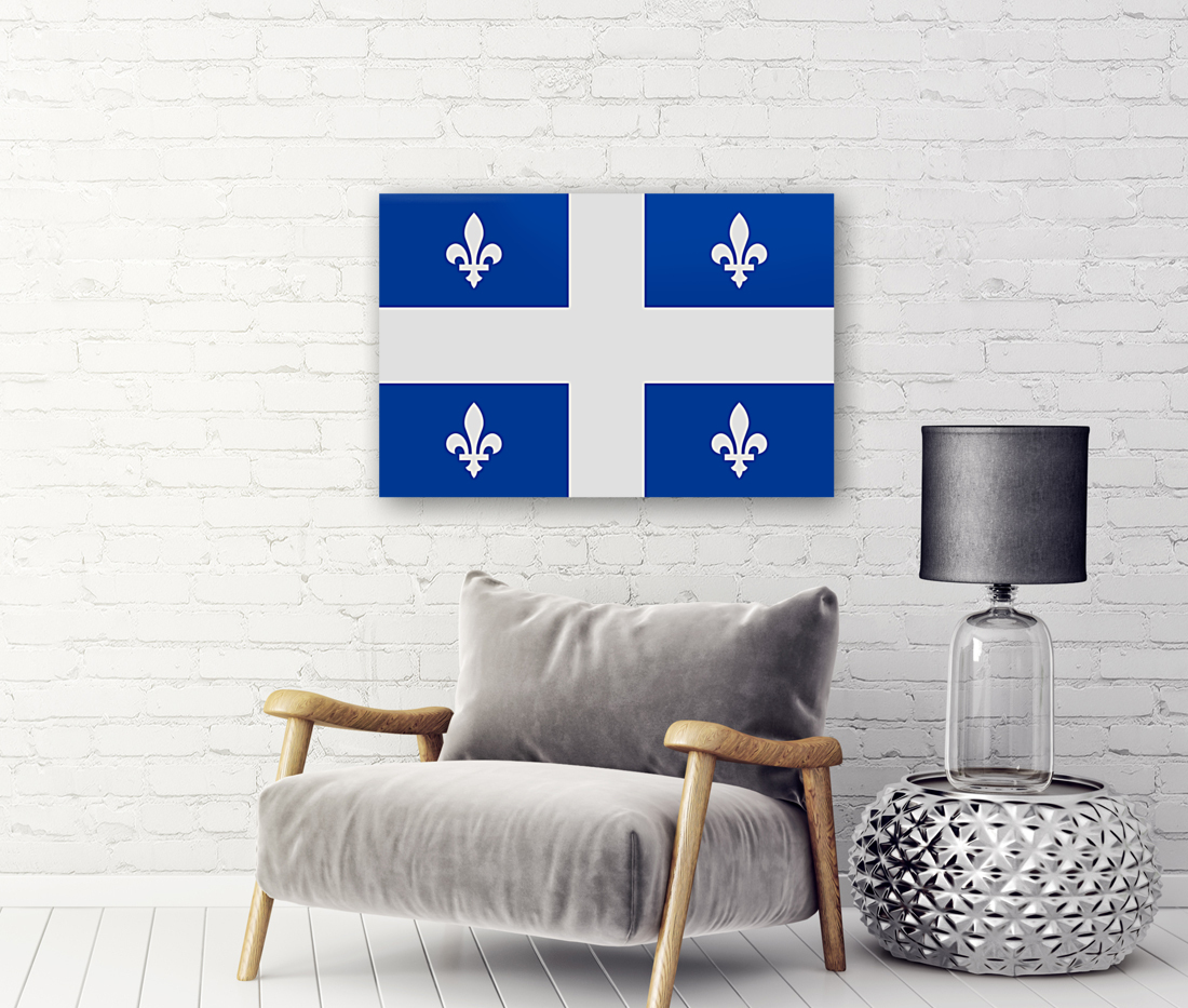 Quebec Province Flag Reproduction