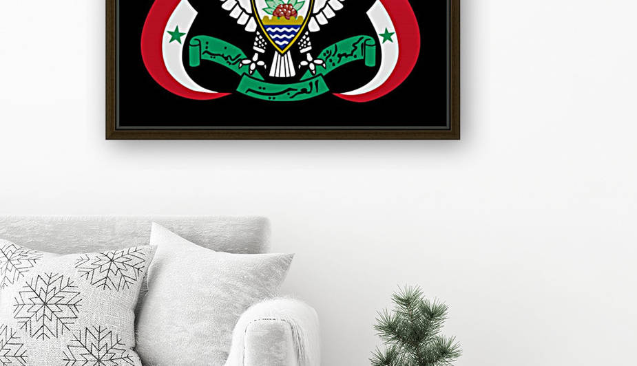 Yemen Arab Republic Emblem 1974–1990 by Fun With Flags