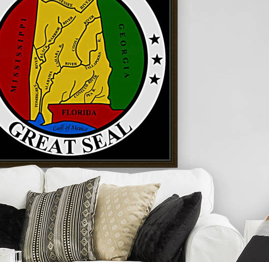 Alabama State Seal by Fun With Flags