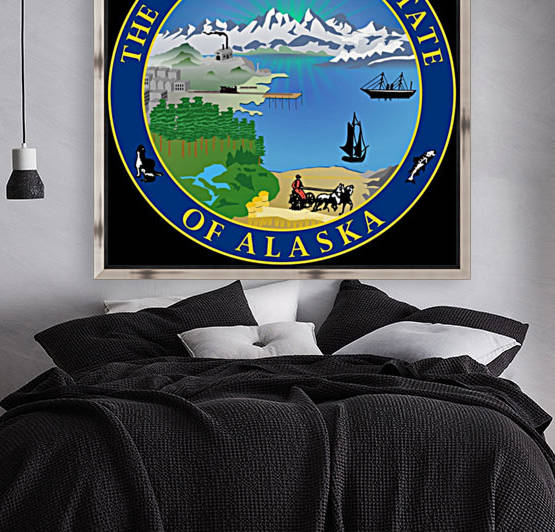 Alaska State Seal by Fun With Flags