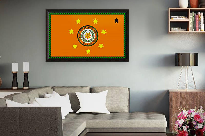 Cherokee Nation Flag by Fun With Flags