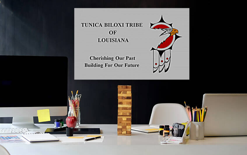 Tunica Biloxi Indian Tribe Flag by Fun With Flags