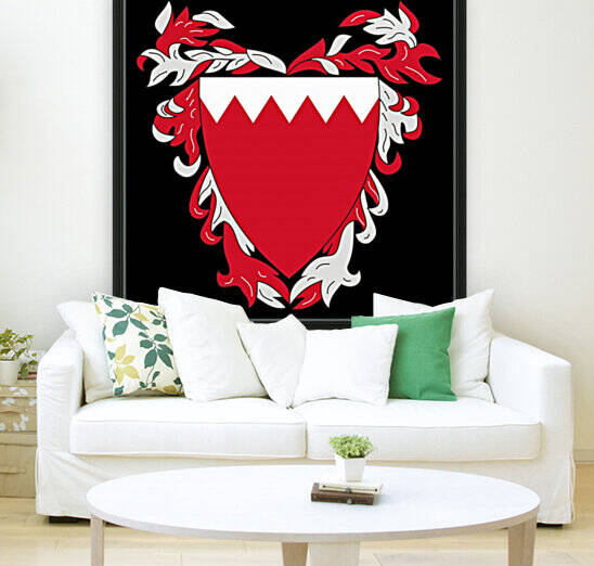 Bahrain Coat of Arms by Fun With Flags
