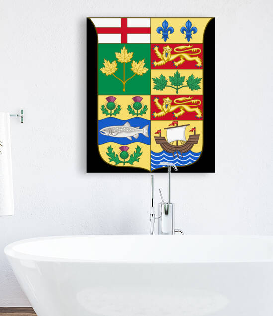 Canada Coat of Arms 1868-1870 by Fun With Flags