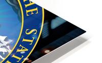 Alaska State Seal HD Metal print