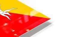 Bhutan Flag HD Metal print
