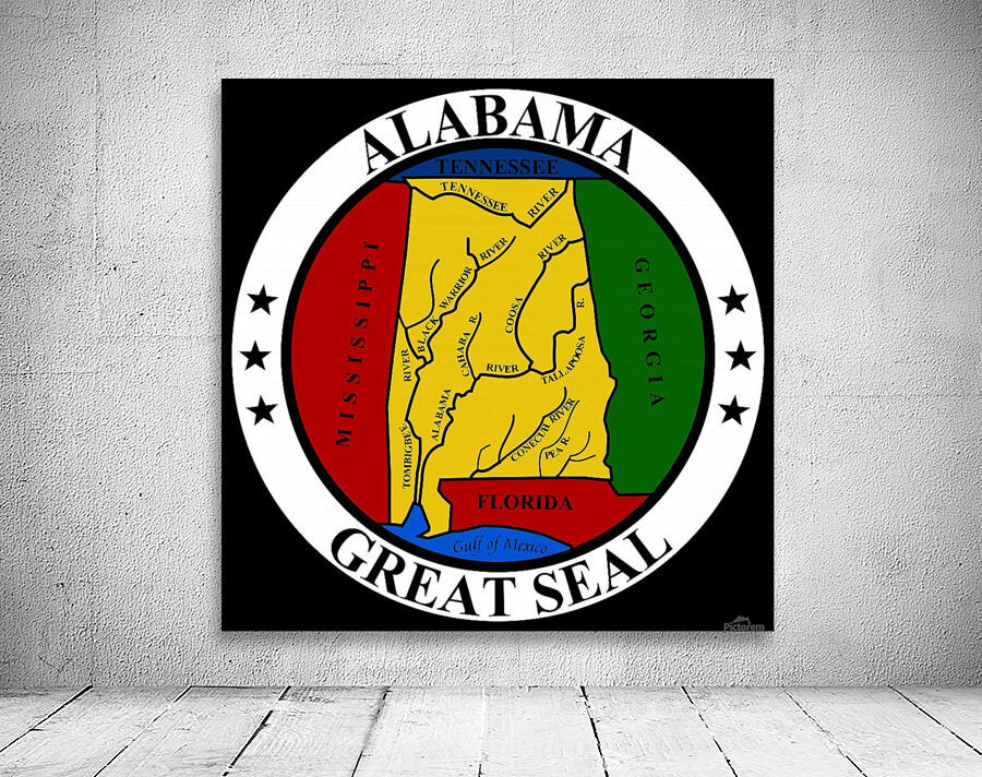 Alabama State Seal Wall Preview