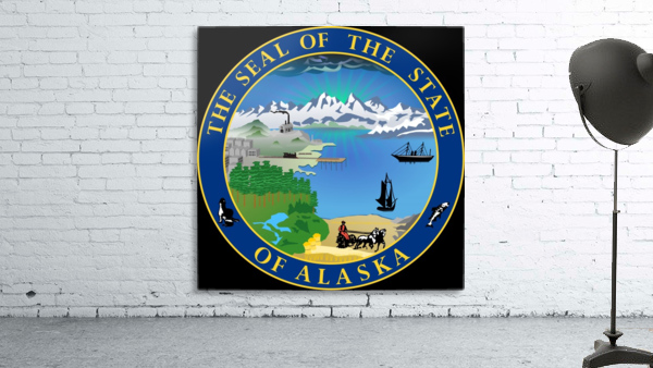 Alaska State Seal Wall Preview