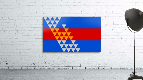 Pomo Indian Flag Wall Preview
