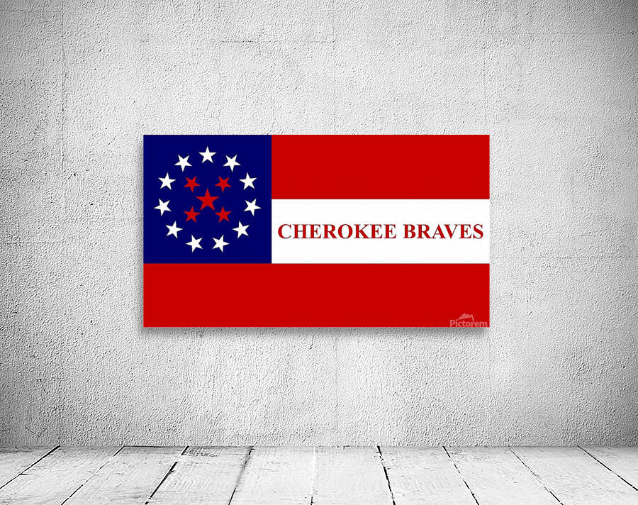 Cherokee Braves Flag Wall Preview