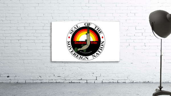 Coushatta Tribe Flag Wall Preview
